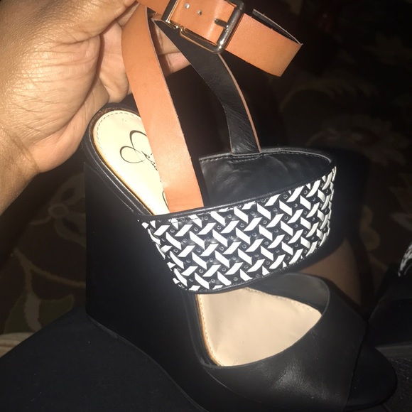 Jessica Simpson platform wedge heels - Picture 3 of 4